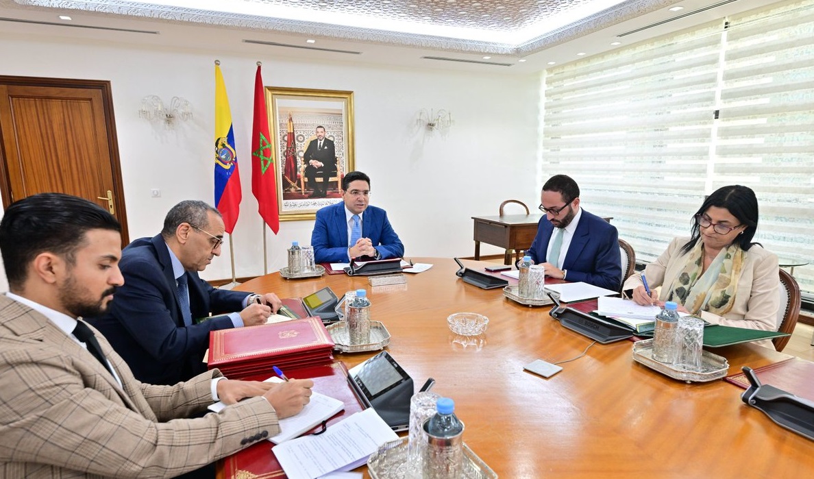  في اجتماع لوزيري الخارجية.. المغرب والإكوادور يؤكدان رغبتهما المشتركة في تعميق تعاونهما في مختلف المجالات 