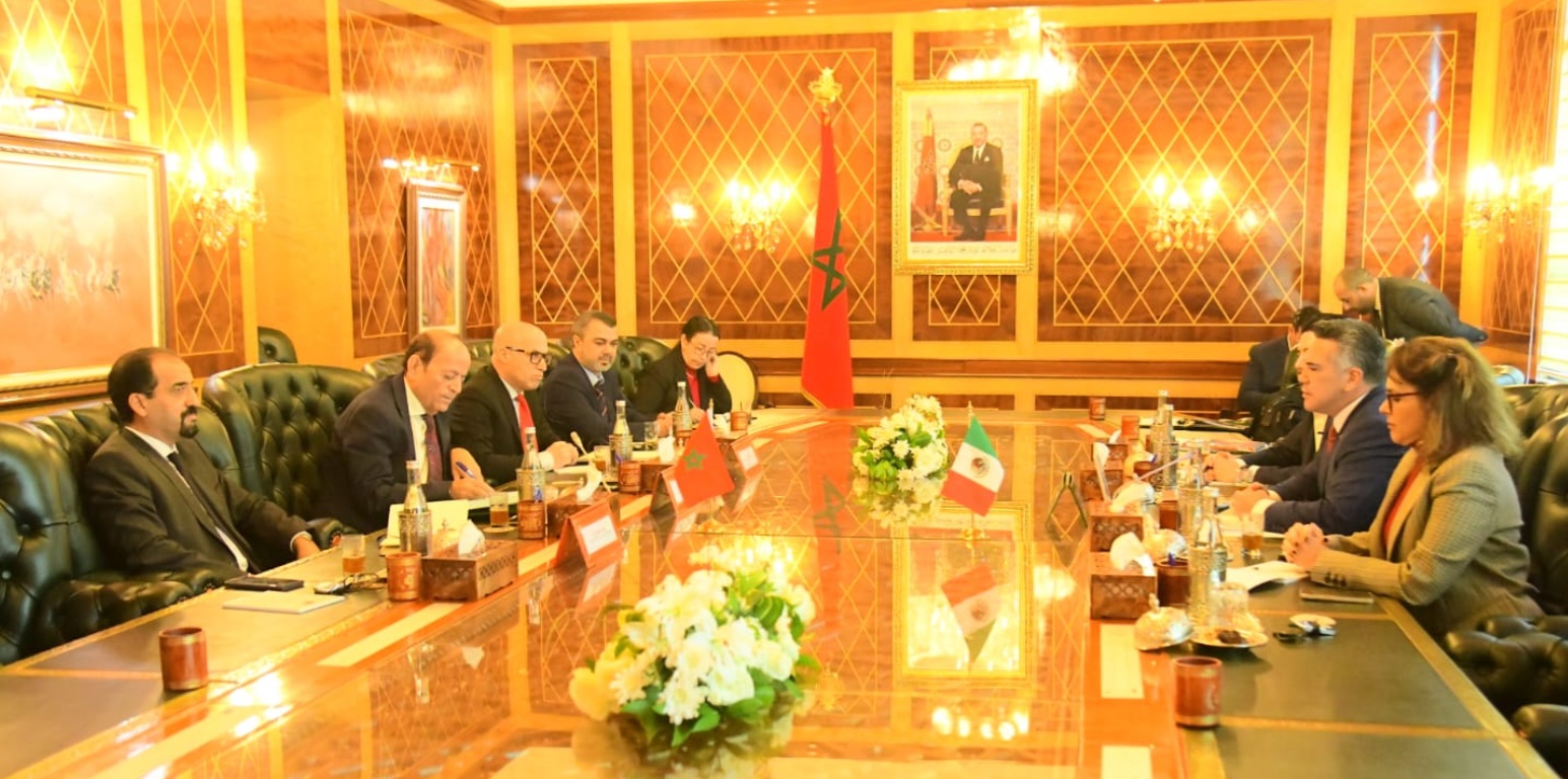  المغرب والمكسيك يبحثان تعزيز العلاقات الثنائية بمجلس المستشارين 