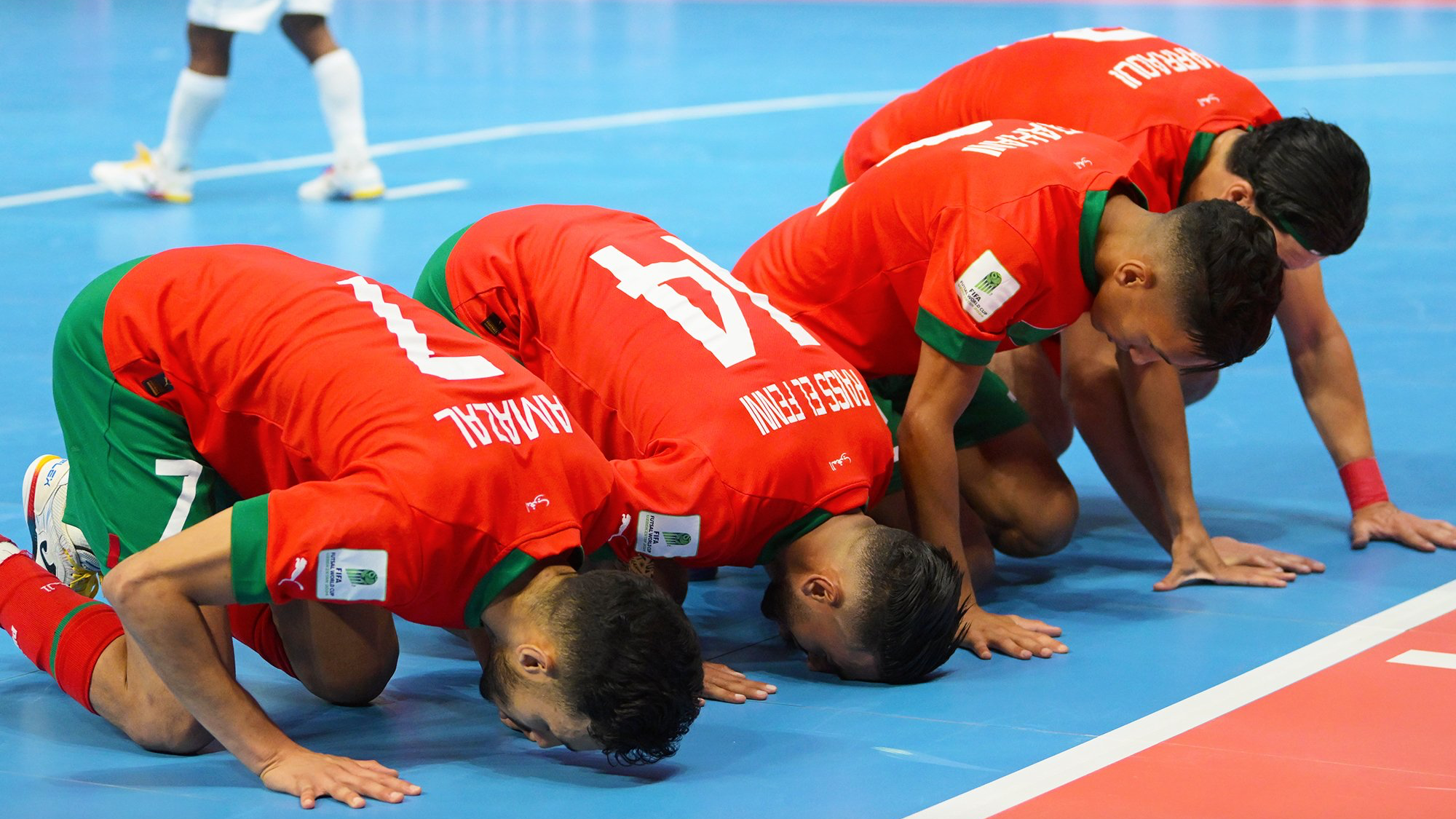 المنتخب المغربي لكرة القدم داخل القاعة يفوز وديا على نظيره اللاتفي