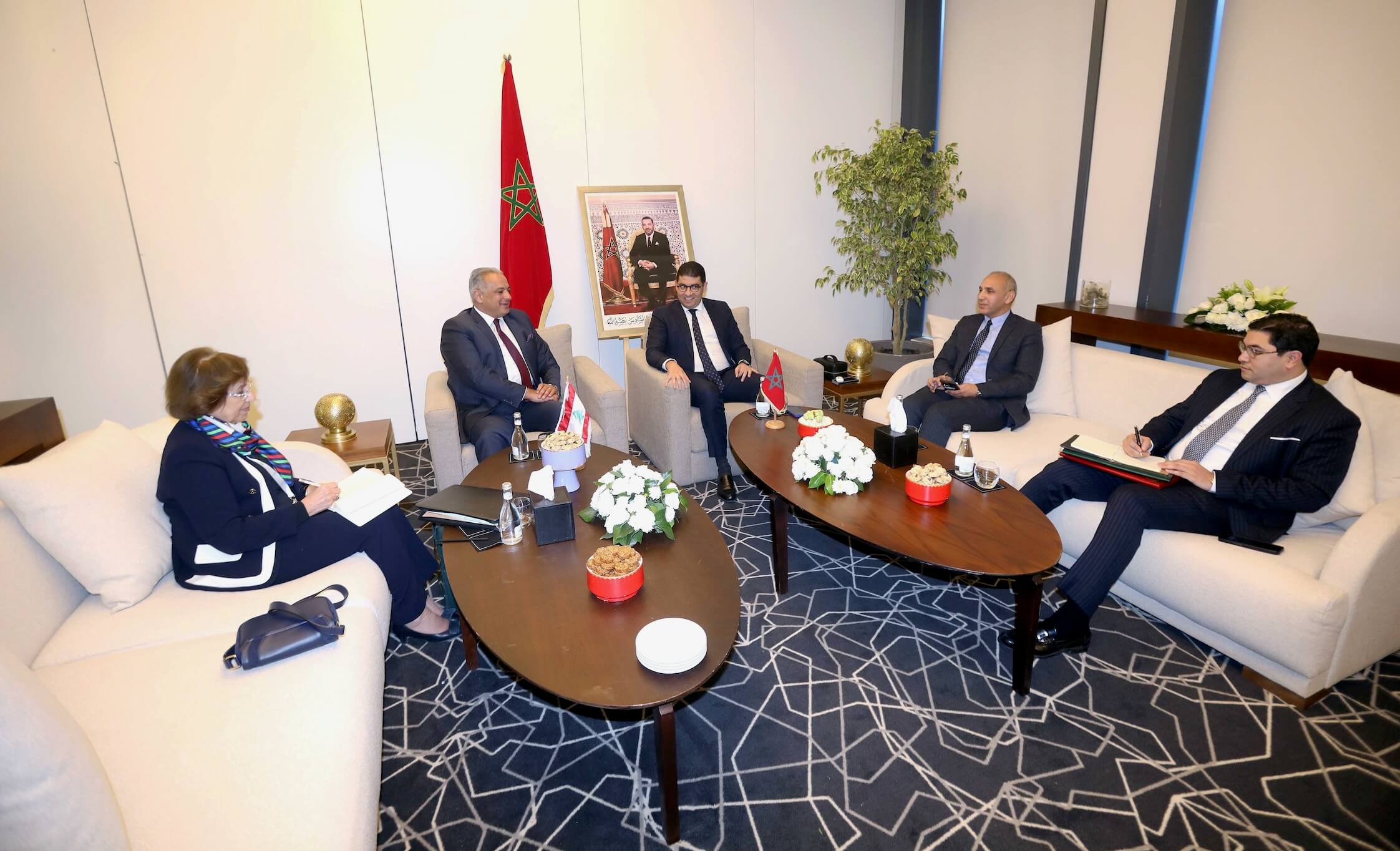 بنسعيد يجري مباحثات مع عدد من نظرائه العرب