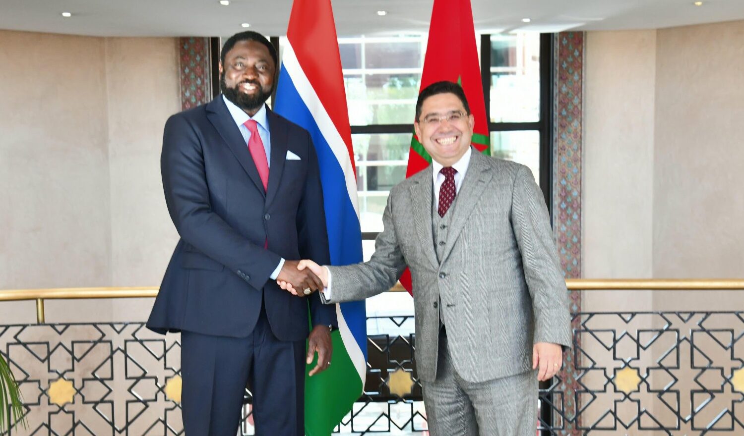 بوريطة يستقبل وزير الخارجية الغامبي حاملا رسالة خطية من رئيس جمهورية غامبيا إلى الملك محمد السادس