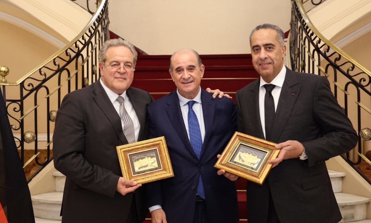  جلسة عمل تجمع حموشي بنظيريه الألماني والإسباني 