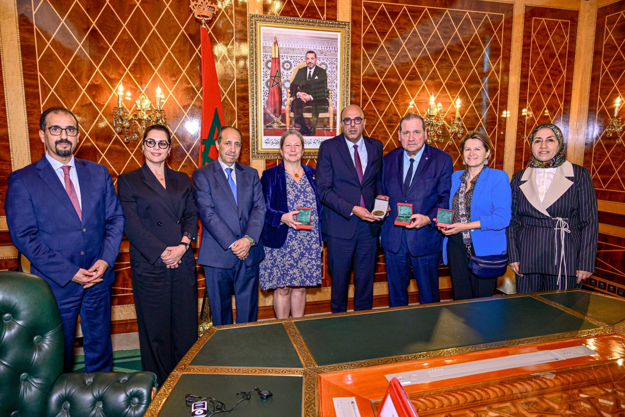 ولد الرشيد يستقبل وفدا فرنسيا ويشيد بتطور العلاقات بين الرباط وباريس