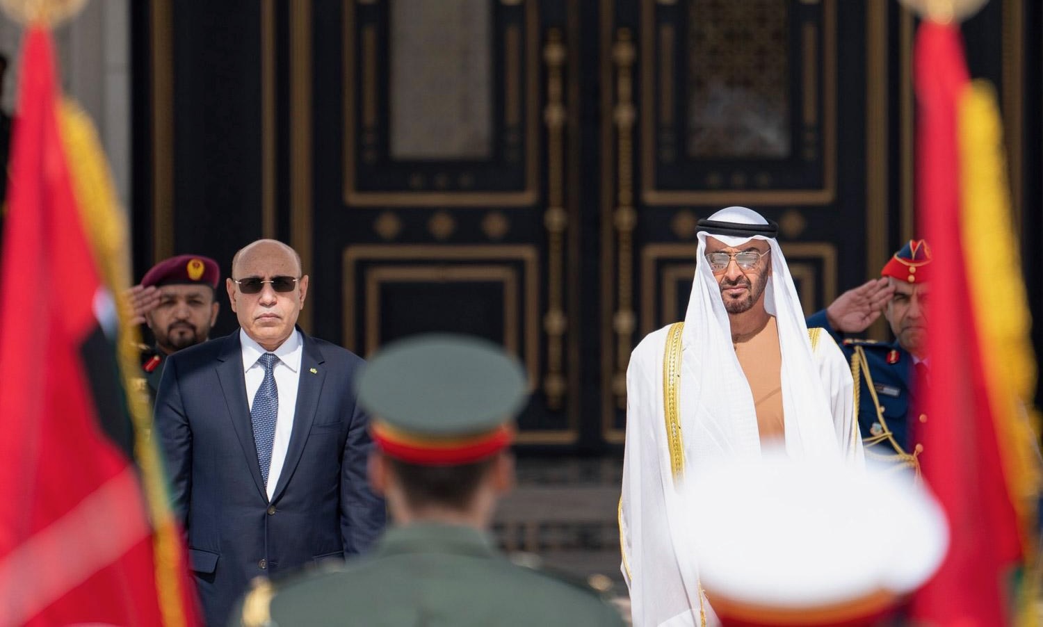  بن زايد يزور موريتانيا لإعلان ميلاد محور جيوسياسي استراتيجي يربط نواكشوط بالرباط وأبوظبي 