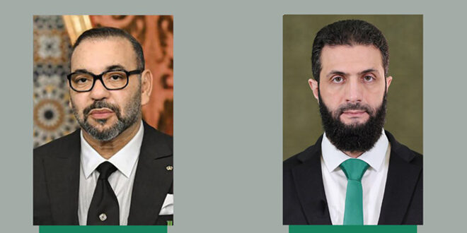  الملك محمد السادس يهنئ الرئيس السوري أحمد الشرع بحلول شهر رمضان 