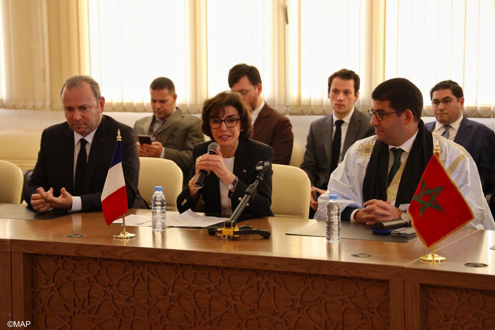 وزيرة الثقافة الفرنسية رشيدة داتي تعلن إحداث رابطة فرنسية بالعيون