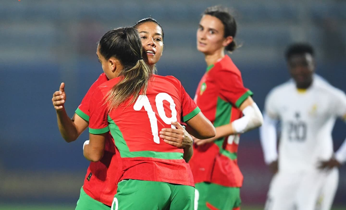  المنتخب الوطني النسوي لكرة القدم يفوز على نظيره الغاني وديا 