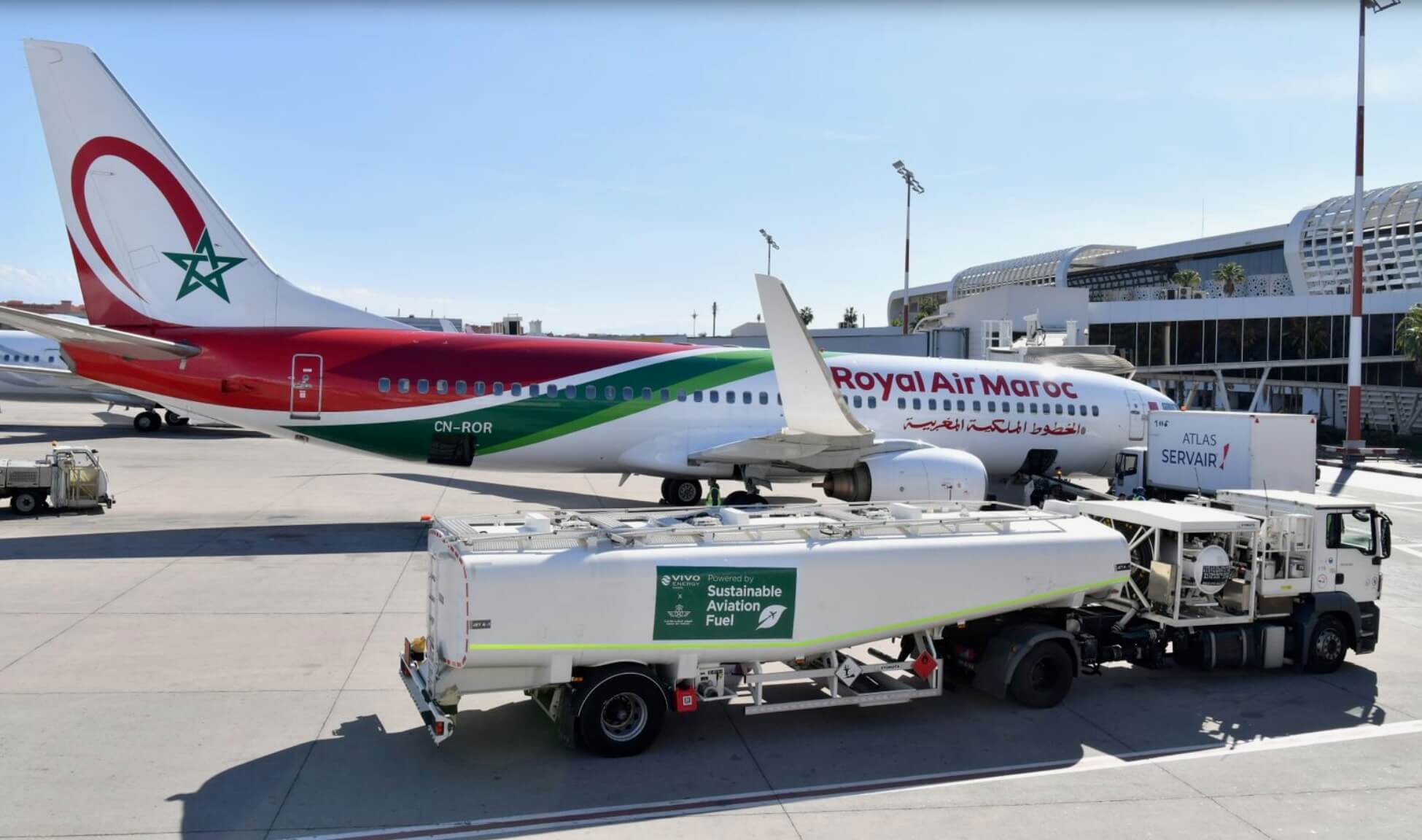  "فيفو إنيرجي المغرب" والخطوط الملكية المغربية تطلقان أول رحلة جوية باستخدام وقود مُستدام 