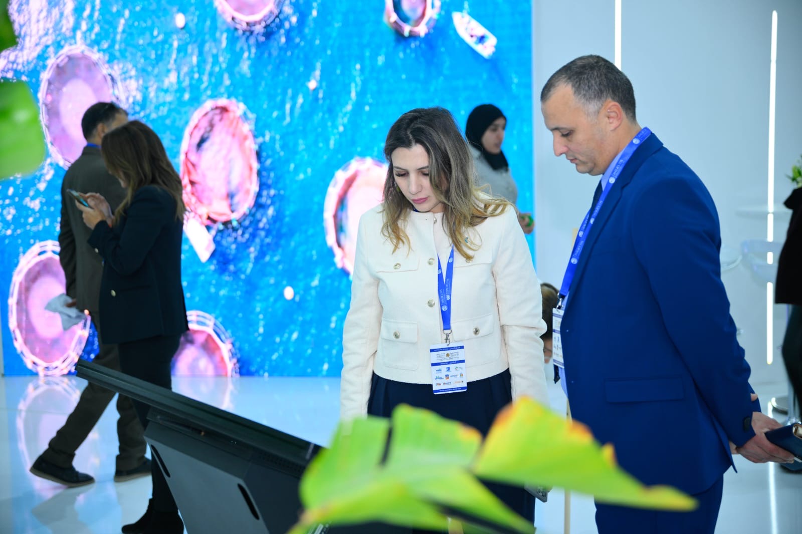 الوكالة الوطنية لتنمية تربية الأحياء المائية البحرية تفتح رواقها لزوار معرض " أليوتيس"