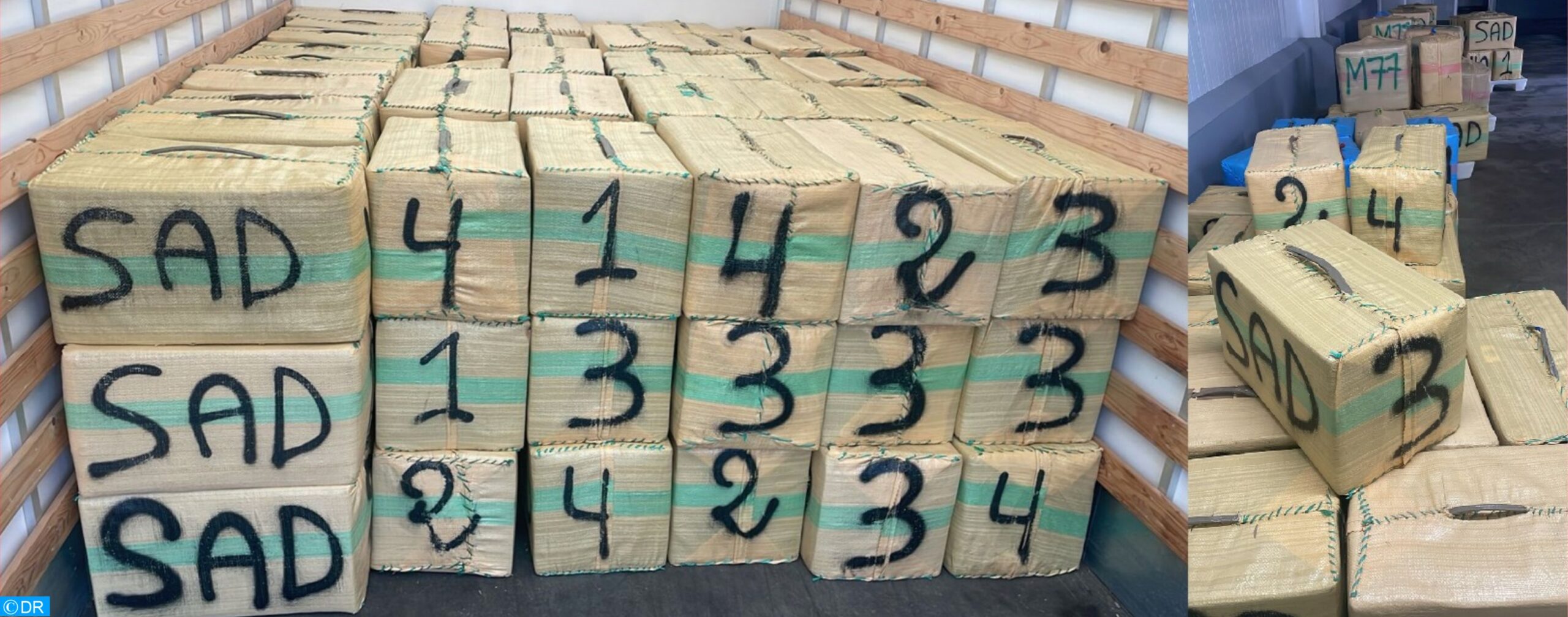  إحباط محاولة تهريب أزيد من 5 أطنان من الشيرا وتوقيف شخصين بطنجة 