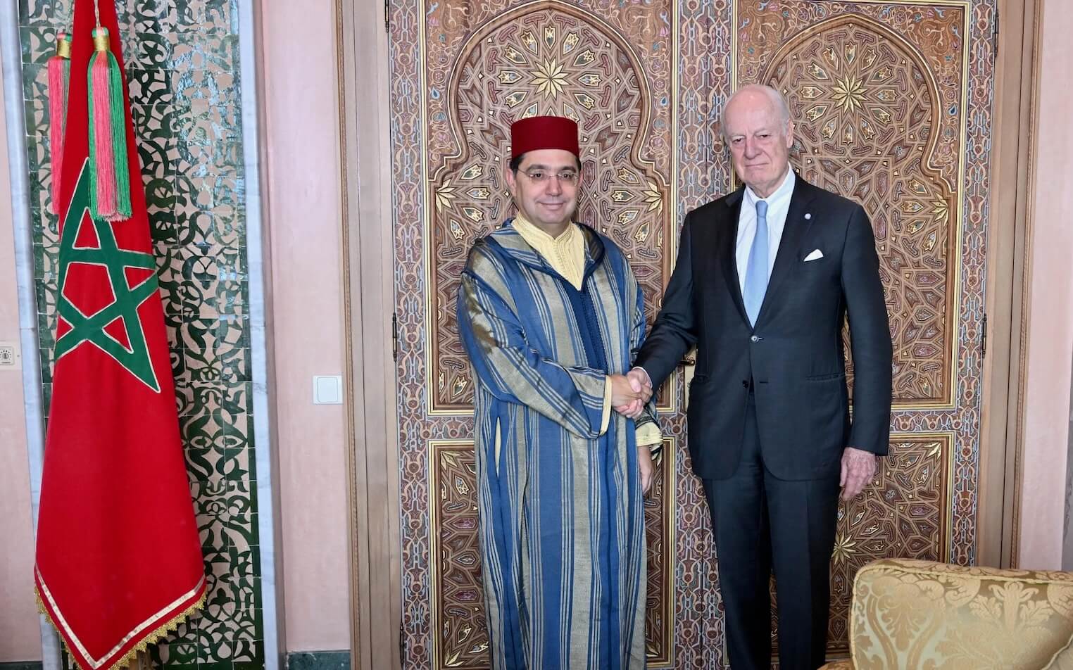  في لقاء بين بوريطة ودي ميستورا.. الرباط: مقترح الحكم الذاتي هو "الأساس الحصري" لحل نزاع الصحراء 