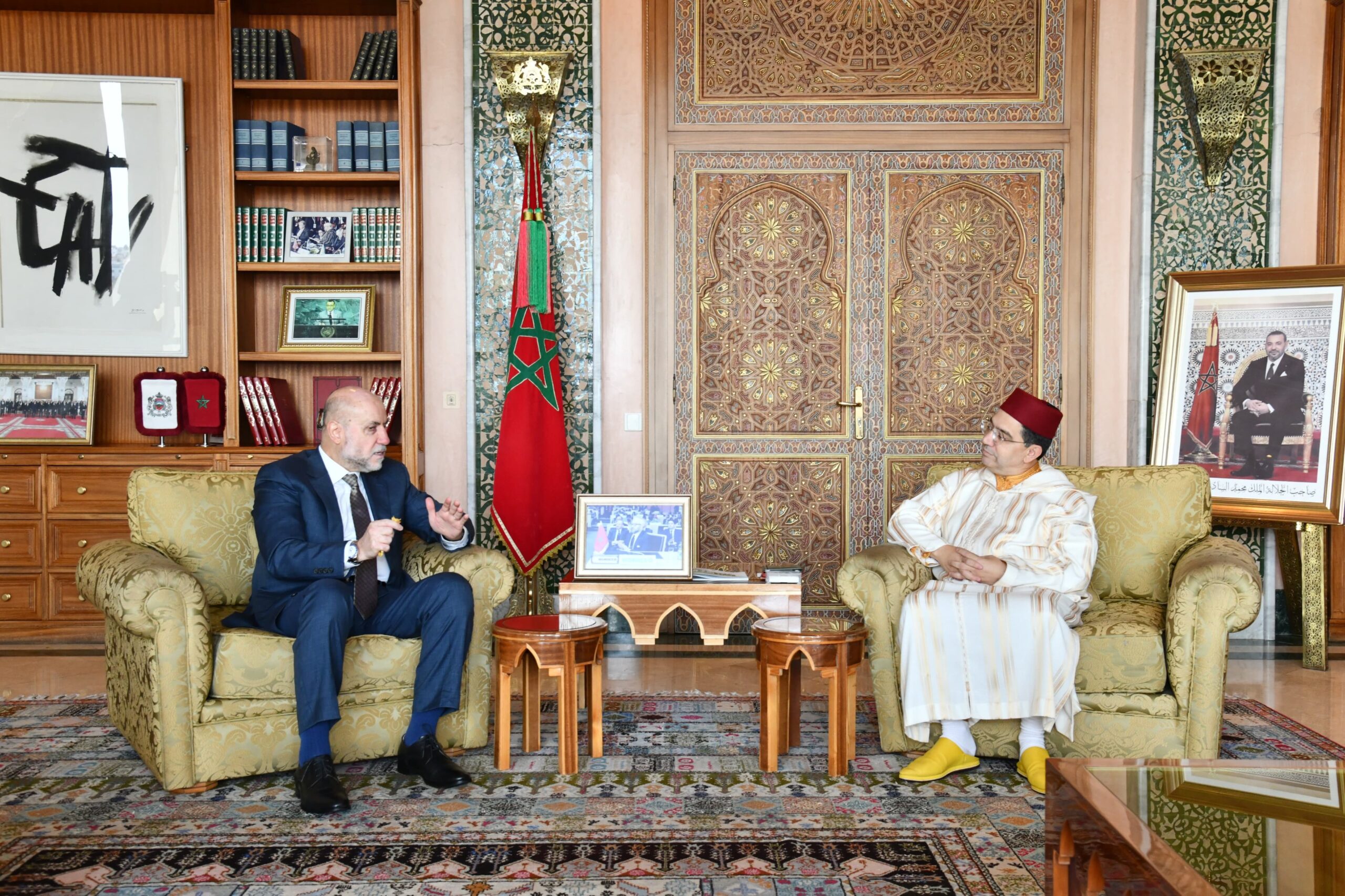  مستشار الرئيس الفلسطيني  يشيد بجهود الملك محمد السادس في الدفاع عن القضية الفلسطينية 