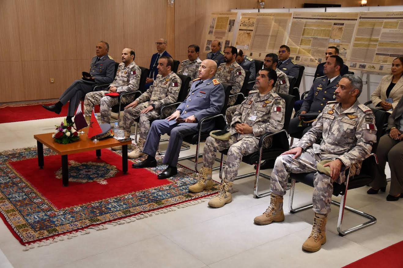  القوات المسلحة الملكية تستقبل وفدا عسكريا قطريا من الضباط السامين في إطار "تكوين خاص" 