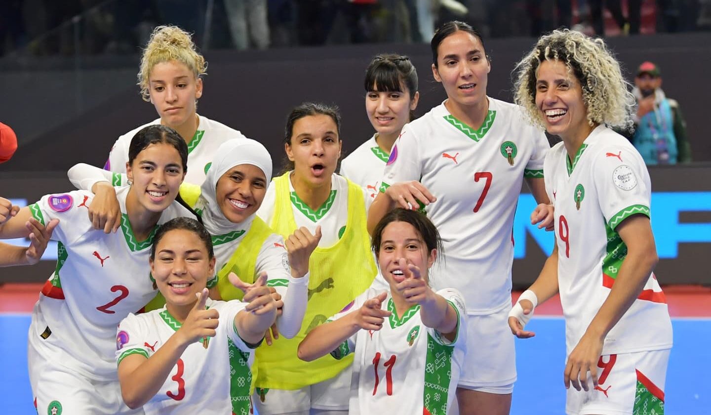 المنتخب النسوي يَهزم أنغولا بخماسية ويتأهل لكأس العالم بالفلبين ولنهائي كأس أمم إفريقيا لكرة القدم داخل القاعة