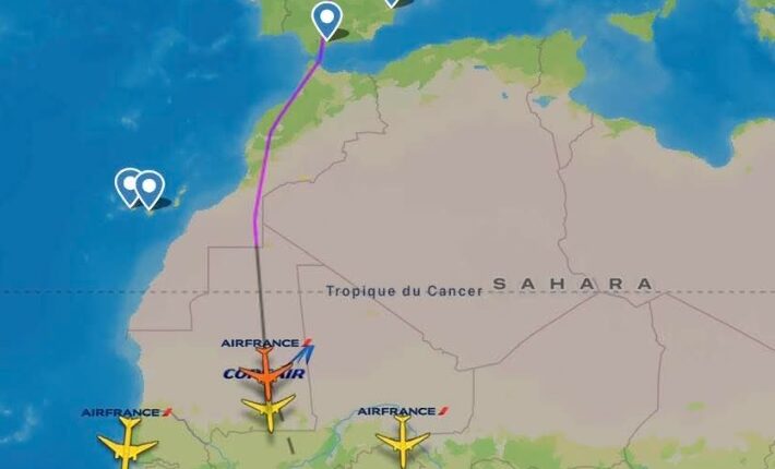 في مؤشر جديد على التوتر بين البلدين.. شركات طيران فرنسية تتجنب الأجواء الجزائرية وتختار المغرب ممراً نحو إفريقيا