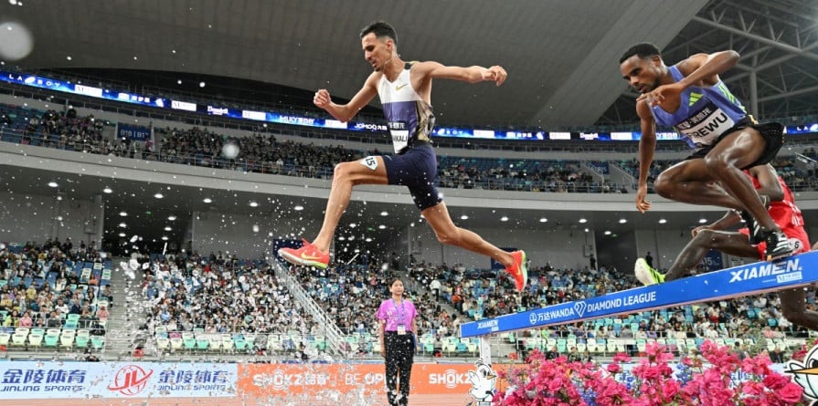 سفيان البقالي يحل ثانيا في سباق 3000 متر موانع بملتقى شيامن