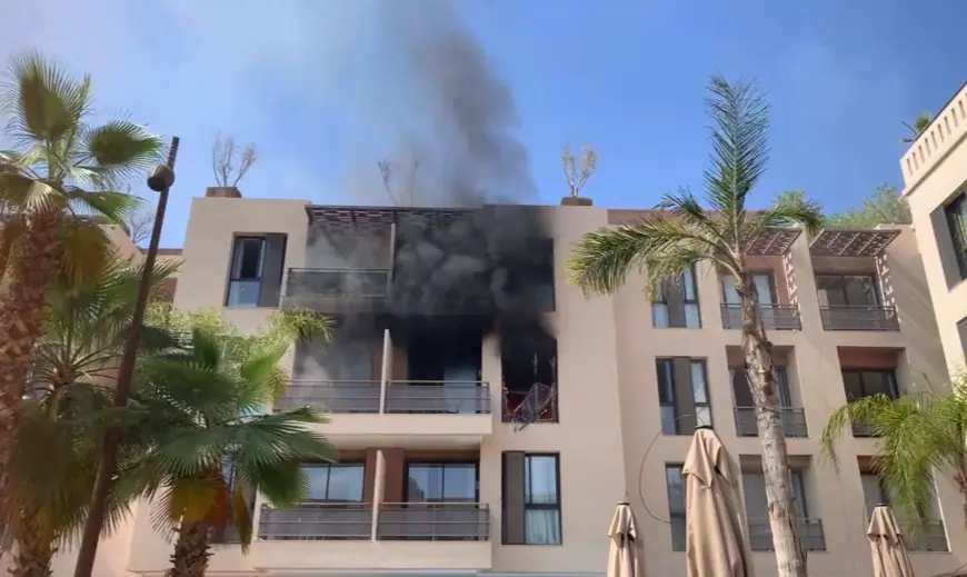  حريق يندلع بإحدى غرف فندق مملوك لكريستيانو رونالدو بمراكش 