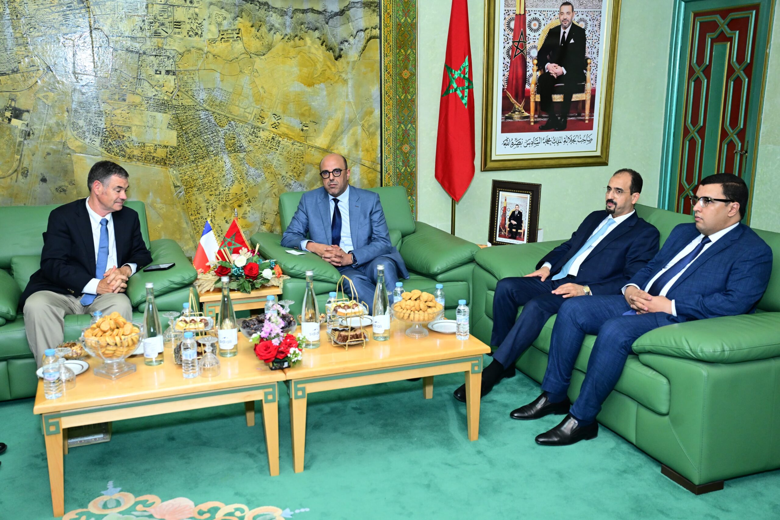 مباحثات في العيون بين رئيسي مجلس المستشارين المغربي ومجلس الشيوخ الشيلي دعما لمغربية الصحراء