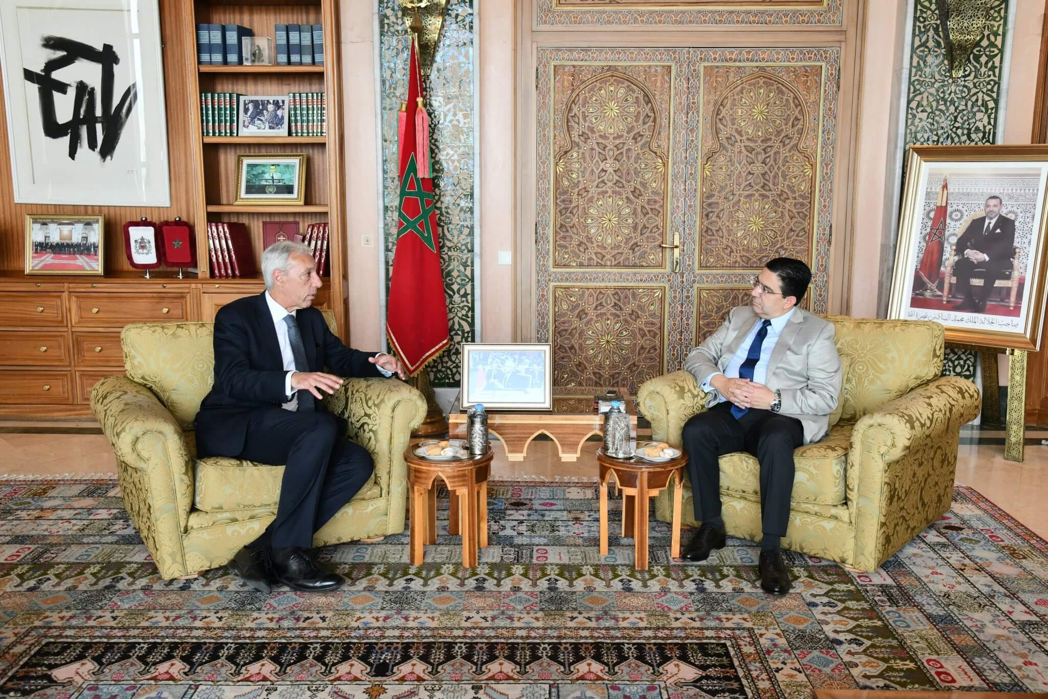 بوريطة يستقبل الممثل الخاص للاتحاد الأوروبي لمنطقة الساحل