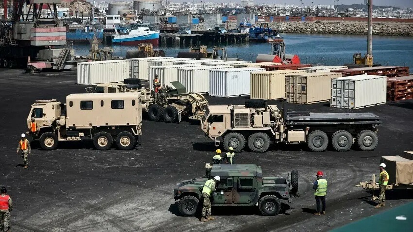 أسلحة الدمار الشامل في ميناء أكادير.. قوات مغربية تتدرب على سيناريو خطير ضمن تمارين "الأسد الإفريقي" العسكرية