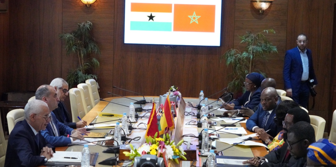 الطالبي العلمي يبحث تعزيز التعاون البرلماني مع وفد غاني رفيع