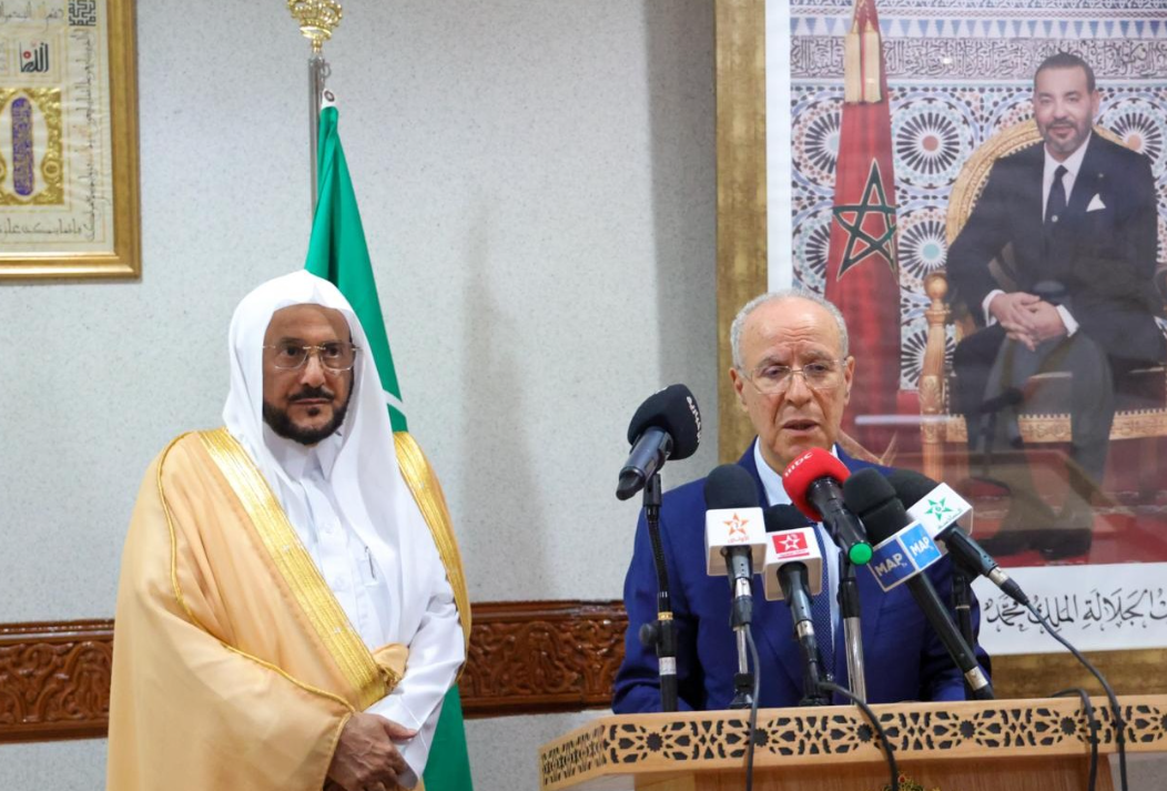  وزير الأوقاف يجري مباحثات مع نظيره السعودي 