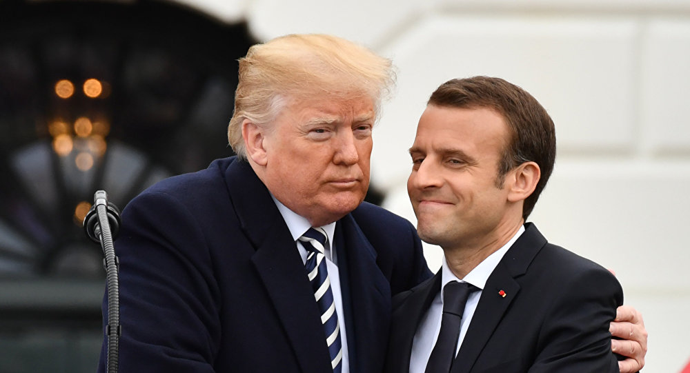  ترامب يهاجم ماكرون ويصفه بـ"الباحث عن الشهرة" ويفهم الأمور بشكل خاطئ 