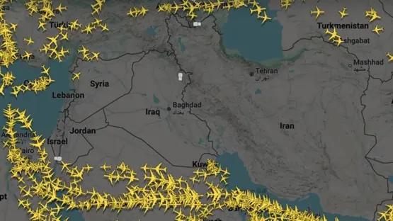  شركات الطيران تواصل تجنب المجال الجوي في الشرق الأوسط بعد هجوم أمريكا على إيران 