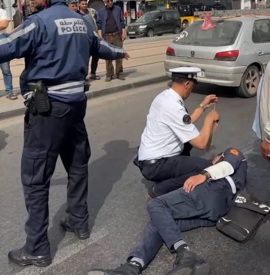  حموشي يمنح ترقية استثنائية لشرطي تعرض للدهس العمدي من طرف تاجر مخدرات 