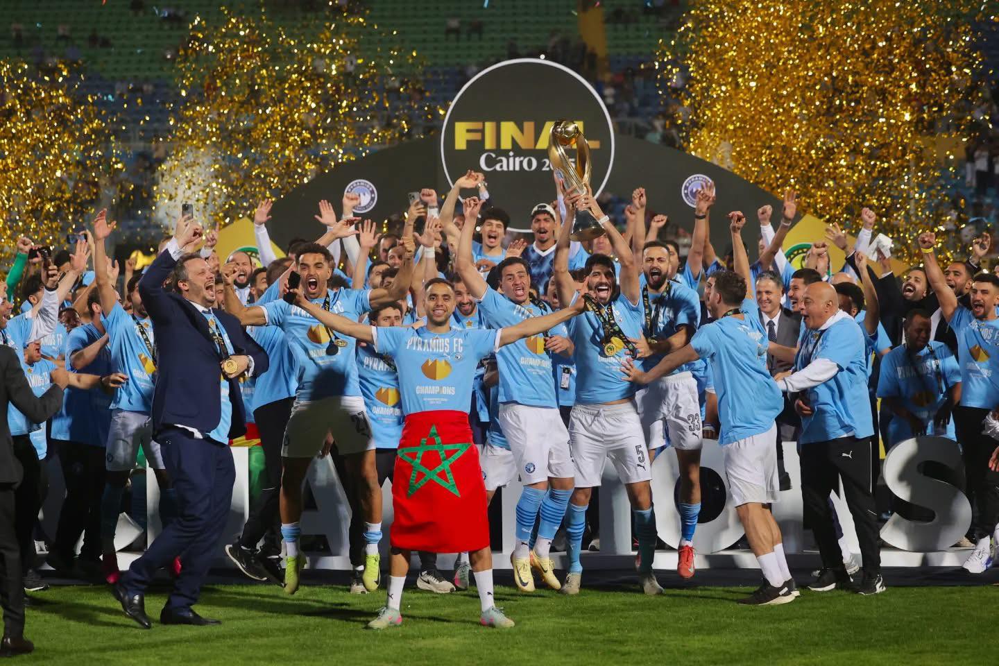 فريق بيراميدز المصري يتوج بلقب دوري أبطال إفريقيا لأول مرة في تاريخه