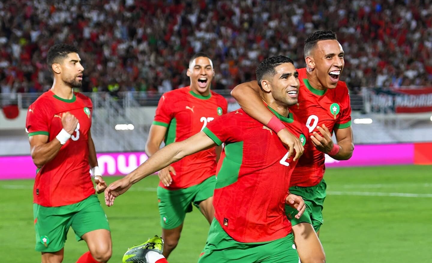  "أسود الأطلس" تصطاد "نسور قرطاج" بهدفين لصفر  في مباراة ودية بفاس 