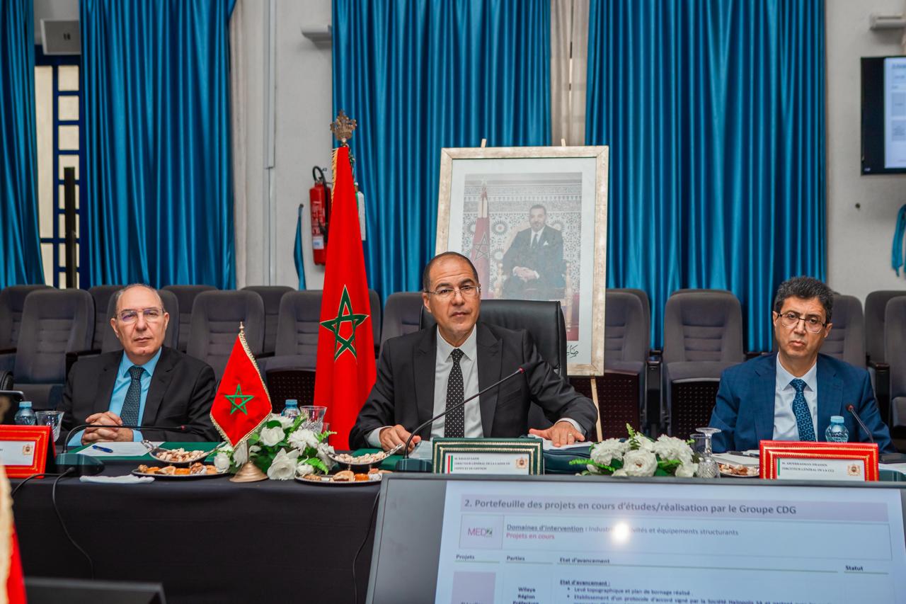  اجتماع حول تقدم إنجاز المشاريع والشراكات التي تهم صندوق الإيداع والتدبير بجهة سوس ماسة 