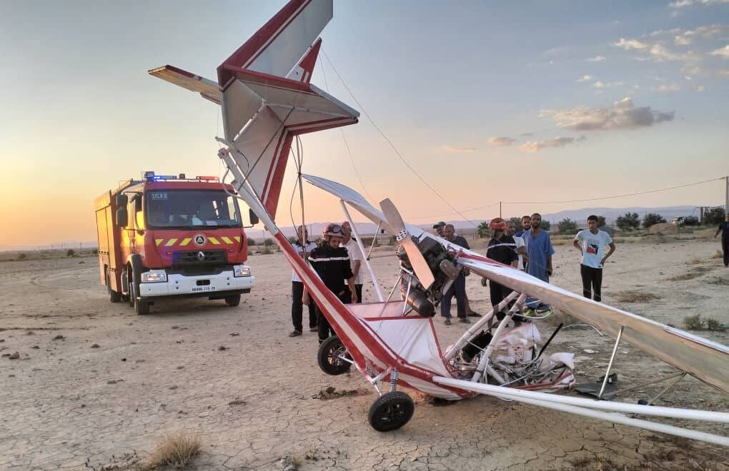  وفاة مهندس جزائري اثر سقوط طائرة قام بصنعها بنفسه واعتقد قدرتها على الطيران 