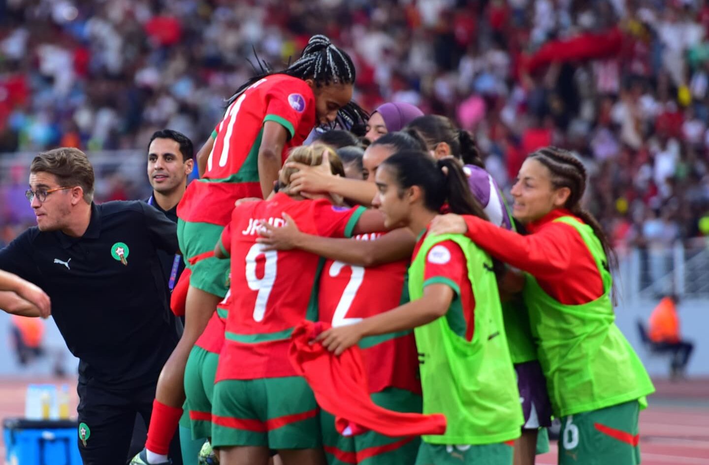  مُنتخب المغرب للسيدات يتأهل لنصف نهائي كأس أمم إفريقيا ليواجه الفائز من مباراة الجزائر وغانا 