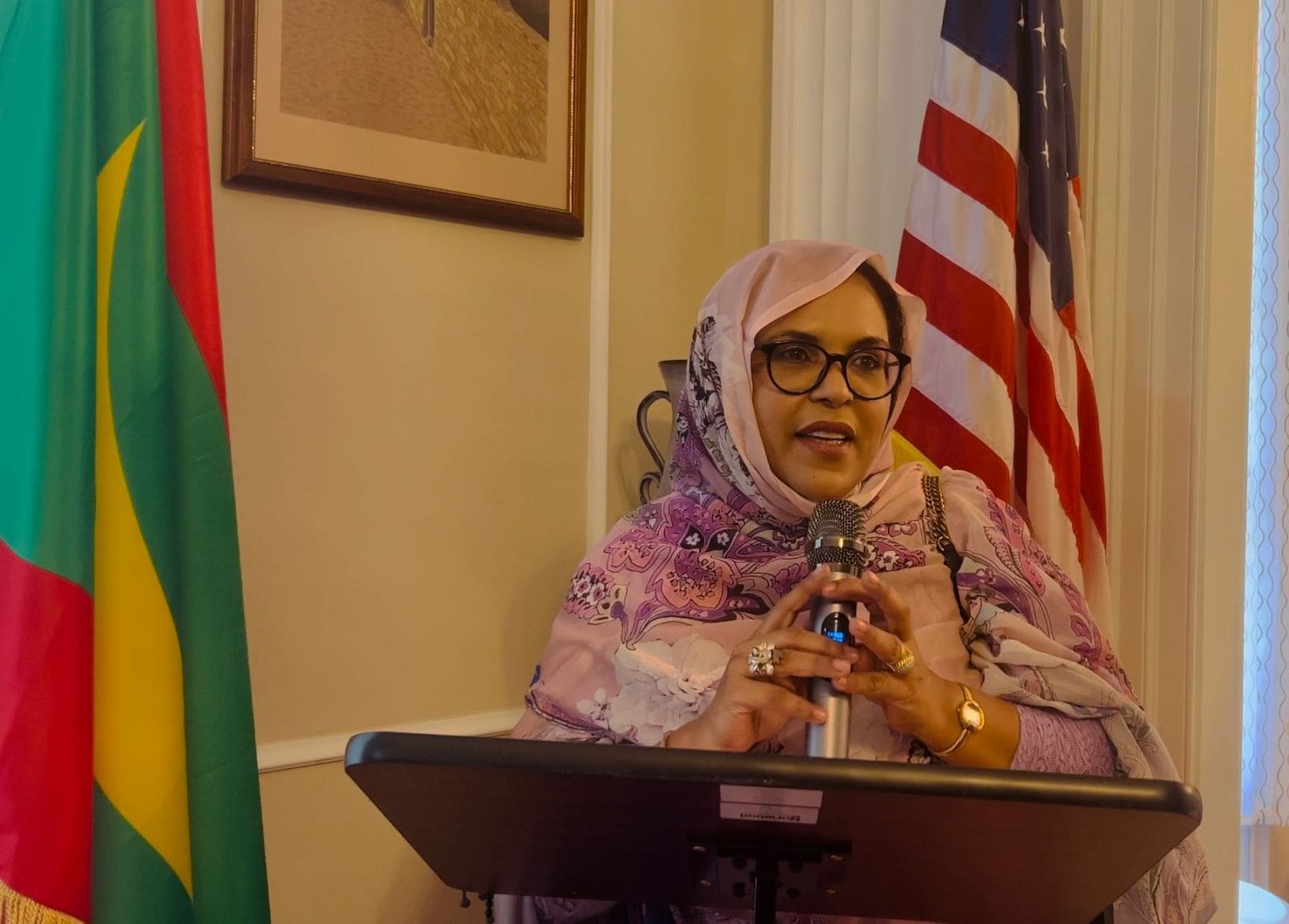 سفيرة موريتانيا بواشنطن: لا علم لي بأي لقاء بين الرئيس ولد الغزواني ونتنياهو