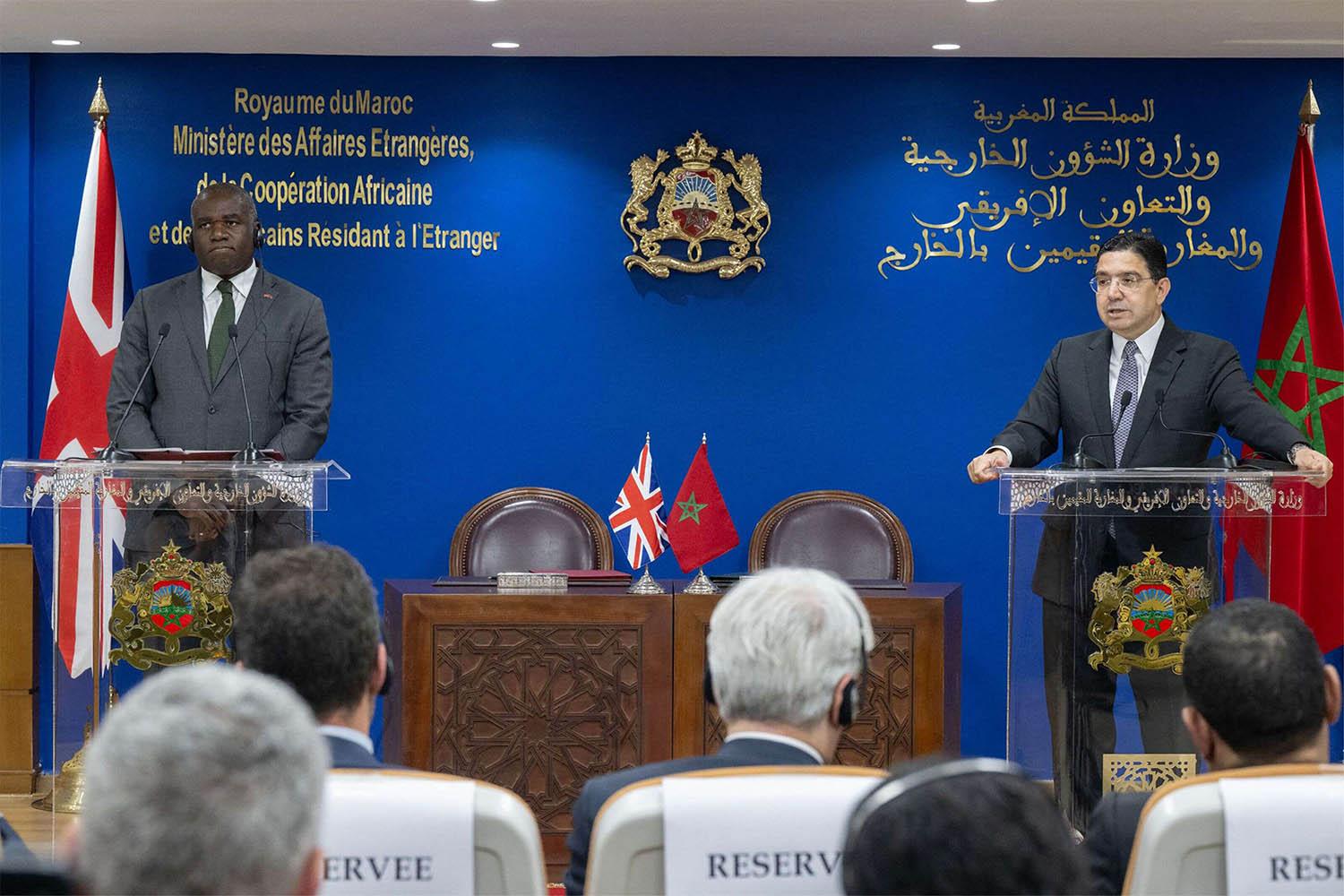 الخارجية البريطانية: المفاوضات التجارية المرتبطة بالصحراء ستُجرى مع المغرب وليس مع كِيانات بدون سيادة مثل "البوليساريو"