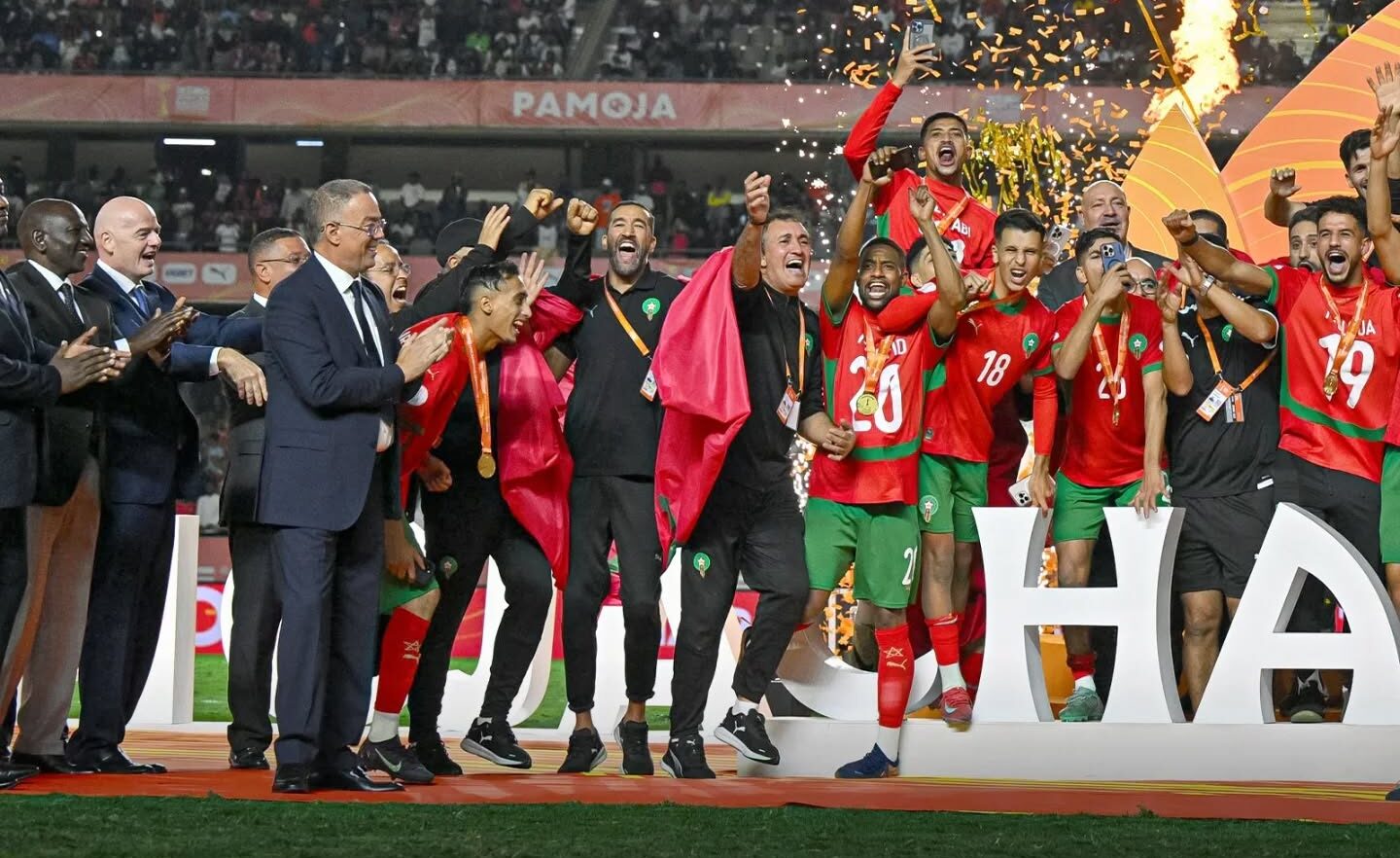  رئيس الاتحاد الدولي لكرة القدم جياني إنفانتينو: المغرب بلد كبير في كرة القدم 