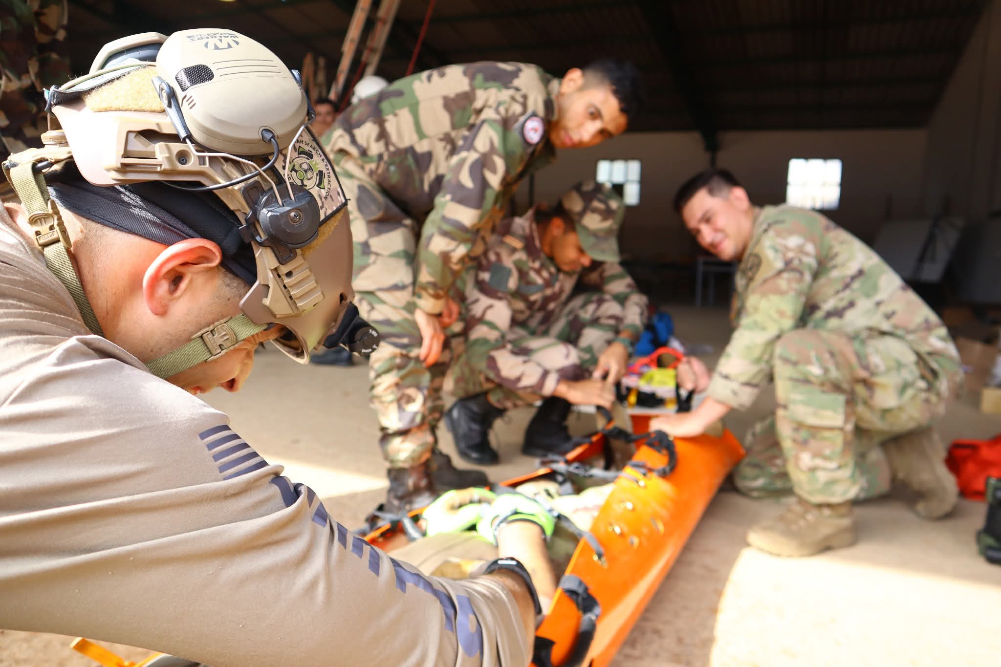 تمرين مشترك بين الحرس الوطني الأمريكي والقوات المسلحة الملكية لتدبير الكوارث الطبيعية