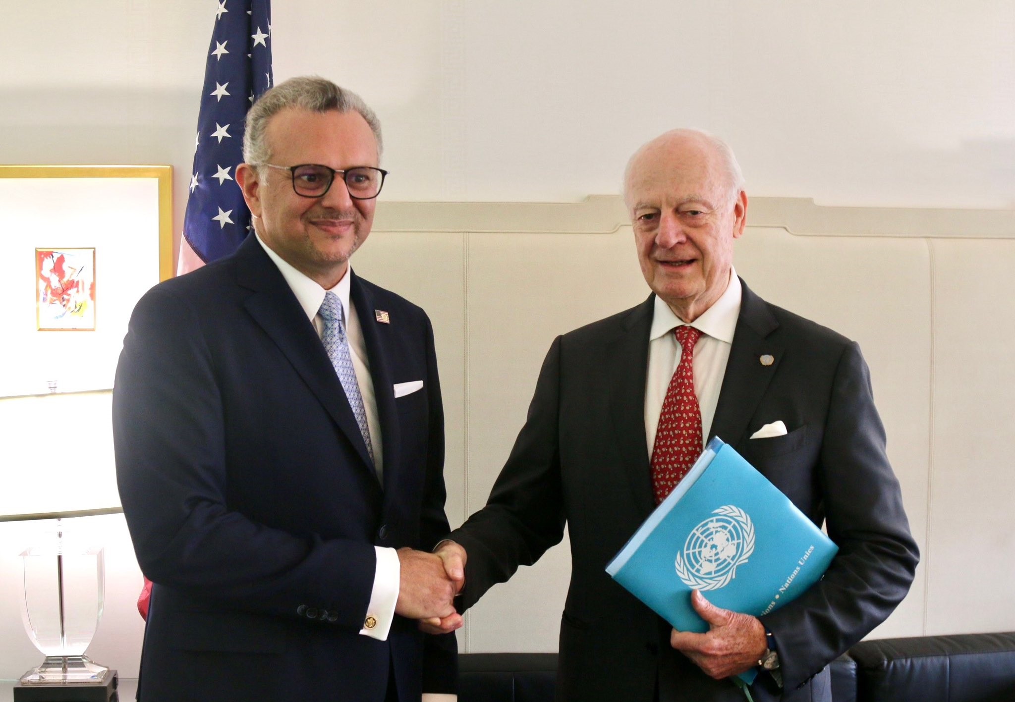 مستشار ترامب يُناقش مستقبل "المينورسو" مع دي ميستورا.. ويؤكد: موقف واشنطن ثابت وهو أن الحكم الذاتي المغربي يعدُ الأساس الوحيد للحل