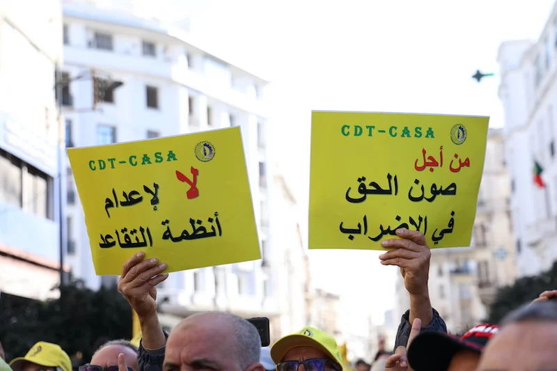 قانون الإضراب يدخل حيّز التنفيذ.. والنقابات تتوعد الحكومة بالتصعيد في الشارع والمنتظمات الدولية