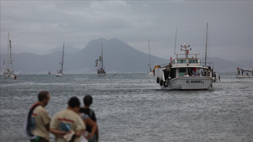  الفريق المنظم لأسطول الصمود لـ "الصحيفة": رغم هجمات المسيّرات الاسرائيلية عزيمتنا قوية وسنبحر في اتجاه غزة 
