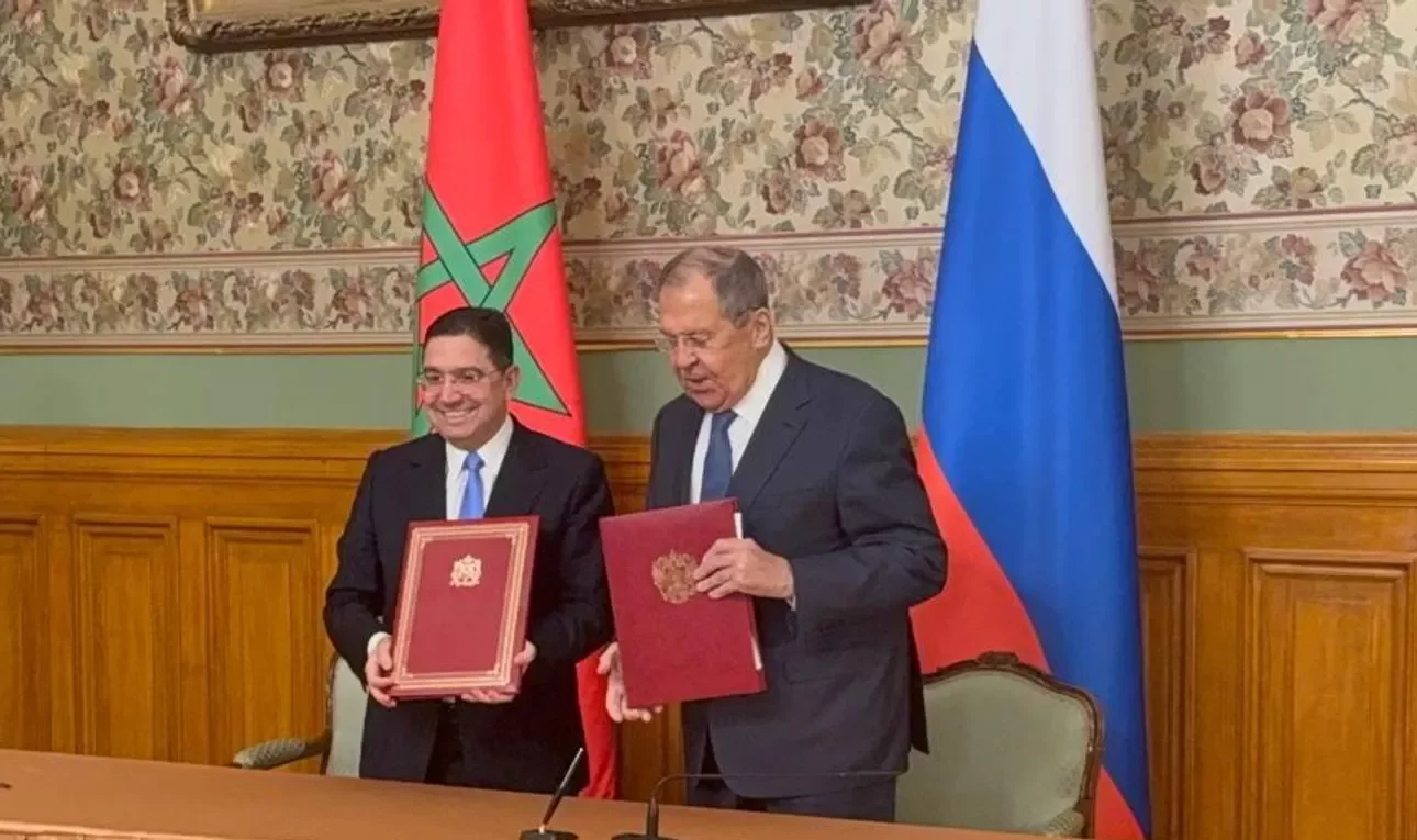 بوريطة ولافروف يوقعان مذكرة تفاهم ويتفقان الحوار السياسي بين المغرب وروسيا