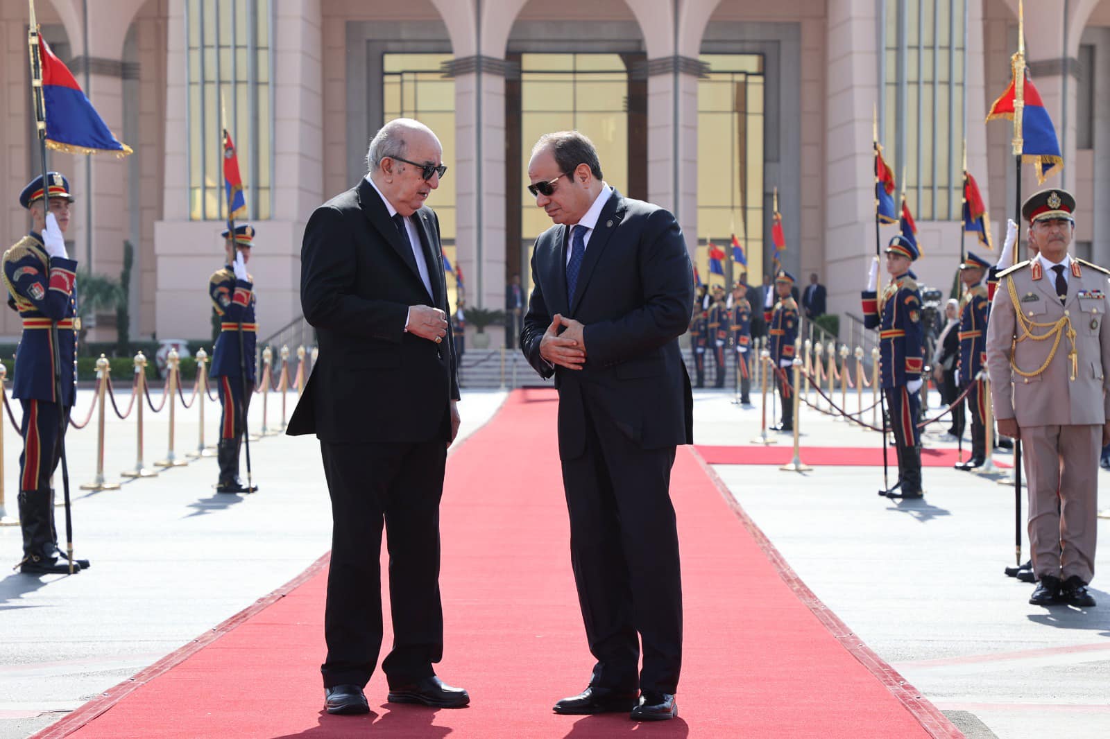 اتصال هاتفي بين السيسي وتبون بعد تسريبات "جمال عبد الناصر"