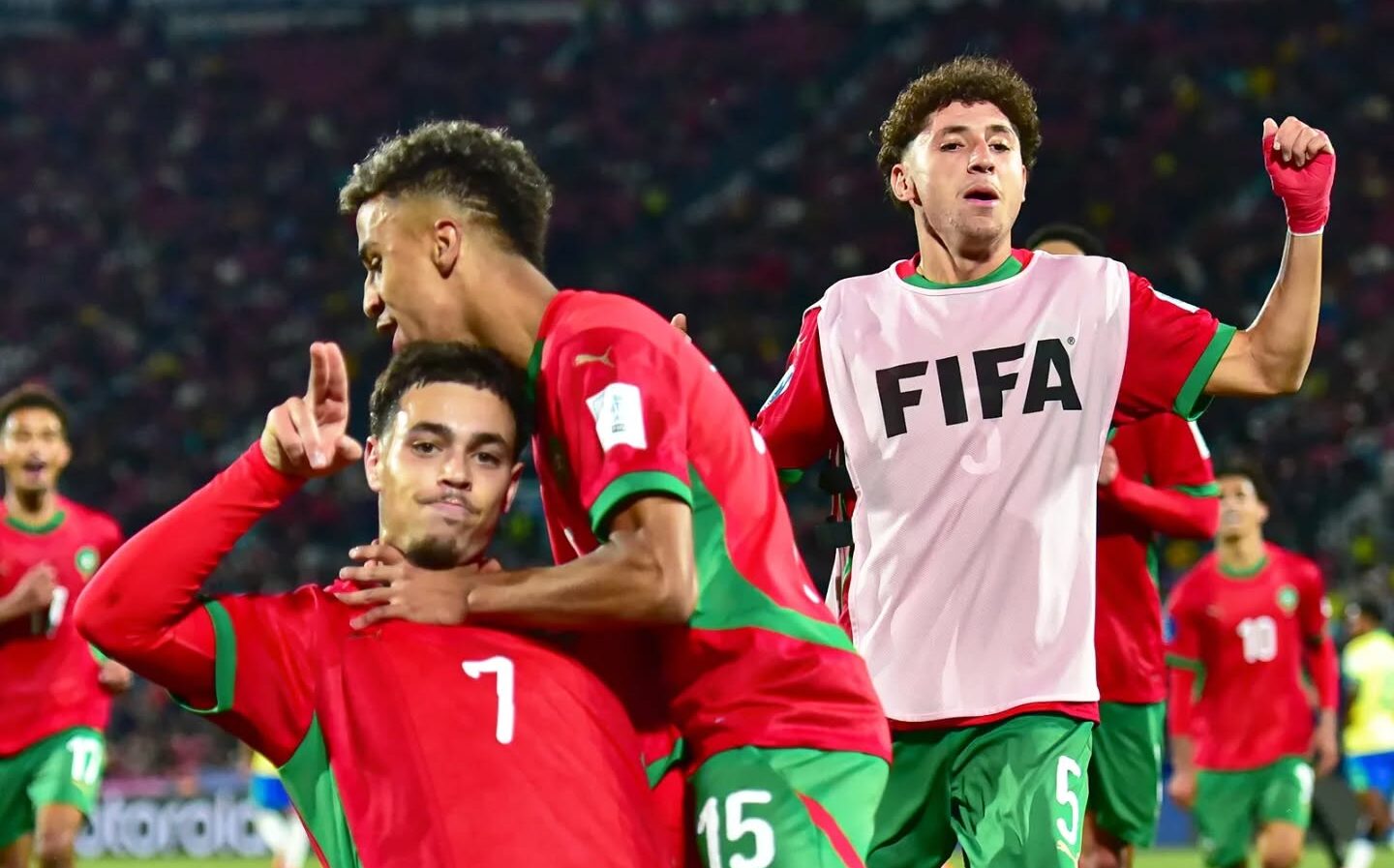  المنتخب المغربي لأقل من 20 سنة يفوز على البرازيل بهدفين ويتأهل إلى ثمن نهائي كأس العالم بالشيلي 