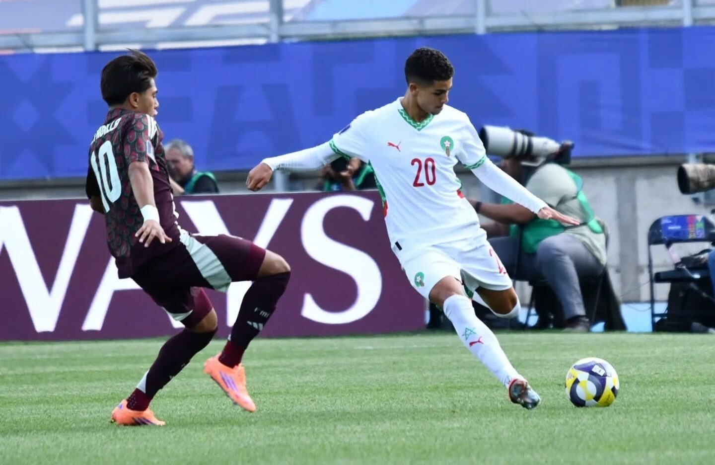 المنتخب المغربي المتأهل سلفا لدور الثمن يخسر مباراته الثالثة أمام المكسيك في كأس العالم لآقل من 20 سنة بالشيلي