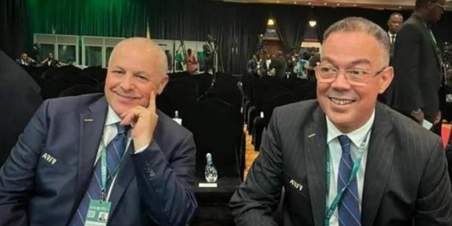 فوزي لقجع يهنئ هاني أبو ريدة بتأهل منتخب مصر إلى كأس العالم 2026