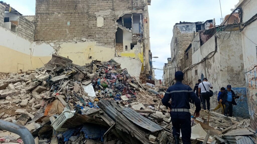 مصرع شخصين وإصابة آخرَين في حادث انهيار منزل آيل للسقوط بالدار البيضاء