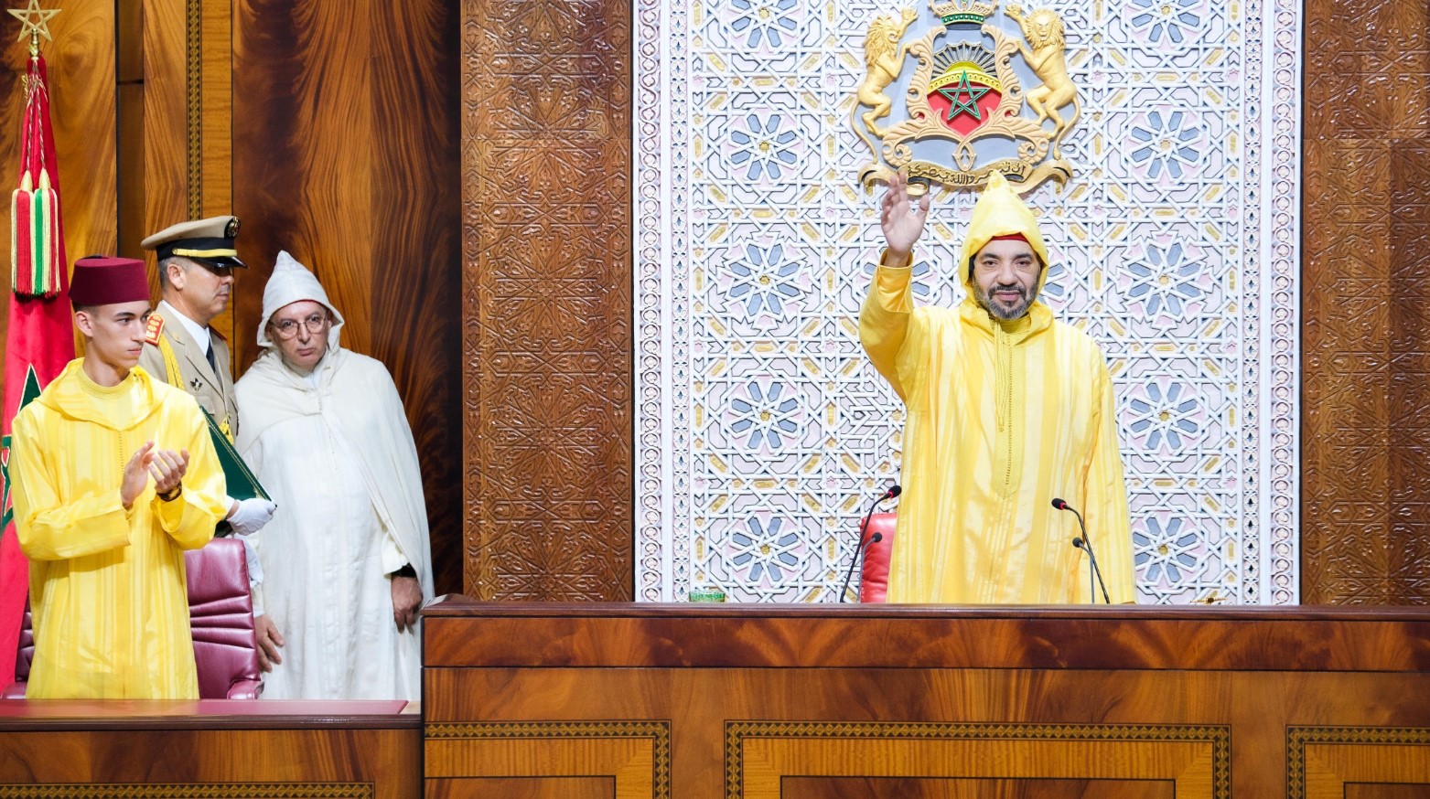  مباشر: الملك محمد السادس يترأس افتتاح الدورة الأولى من السنة التشريعية الخامسة 