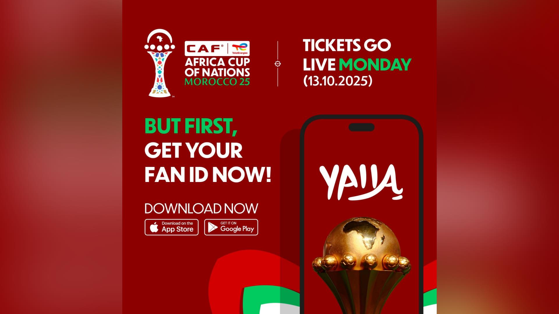 خلال 24 ساعة.. مليوني طلب للحصول على بطاقة FAN ID الخاصة بكأس أمم إفريقيا المغرب 2025