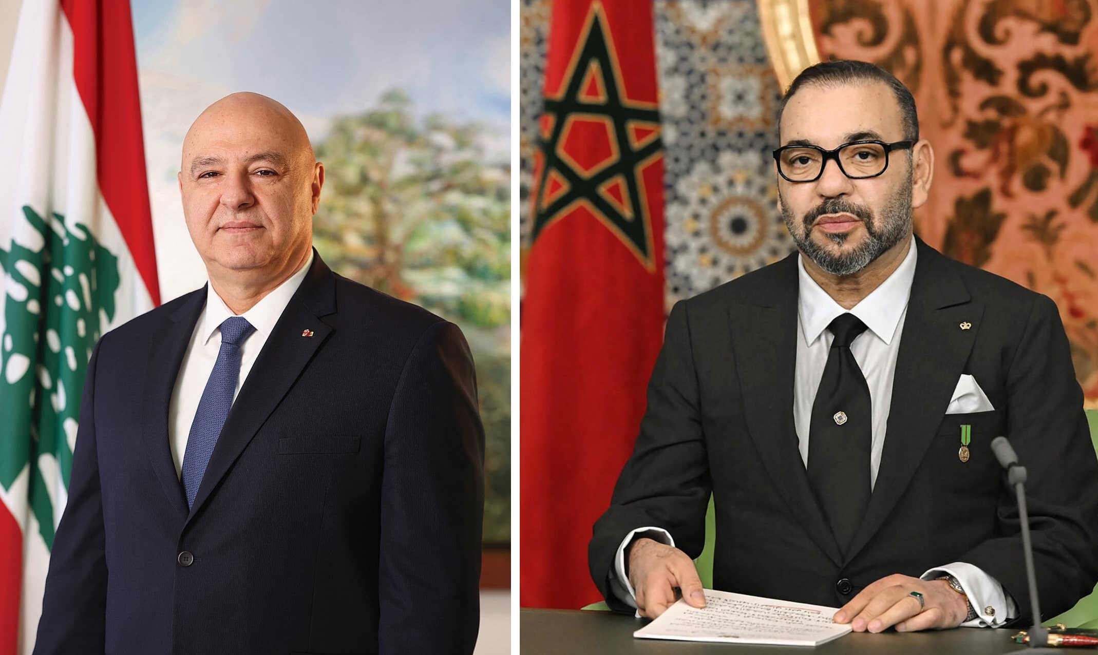  الملك للرئيس اللبناني: المغرب يدعمُكم للحفاظ على أمن شعبكم ووحدة بلدكم 